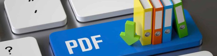 pdf key on the keyboard, 3d rendering,conceptual image